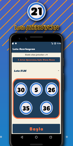 Android application Predictions Lottery Azerbaijan screenshort