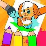 Toddler Scene Coloring Games icon