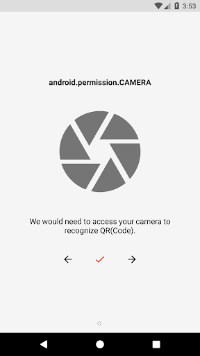 Android application QR Code Reader screenshort