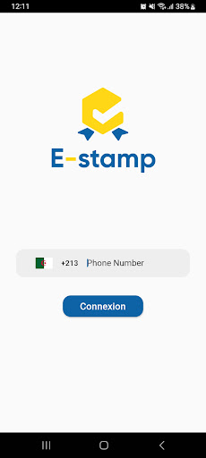 Android application E-stamp screenshort