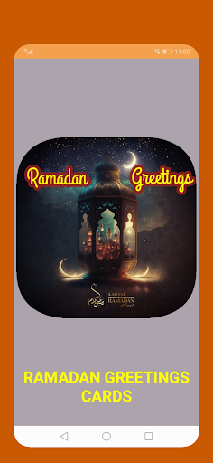Android application Ramadan greeting cards 2024 screenshort