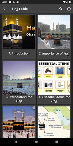 Android application Hajj and Umrah Guide for Musli screenshort