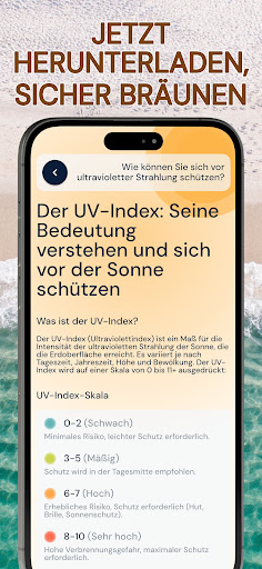 UV-Index: Bräunung & Sonne screenshot 7