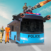 Police Bus Shooting Game : Bus Driving Simulator