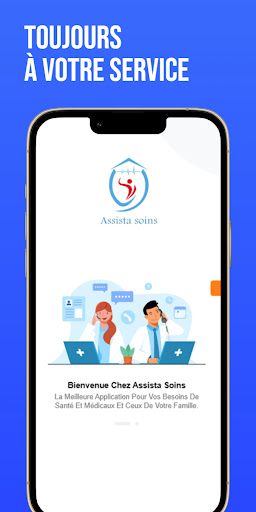 Android application Assista Soins screenshort