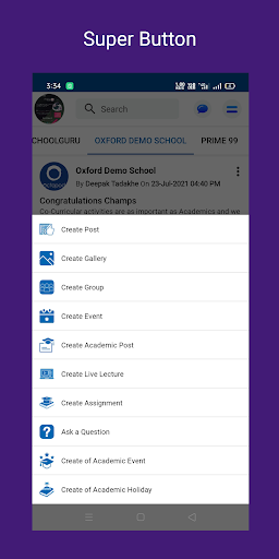 Android application City College Hyderabad screenshort