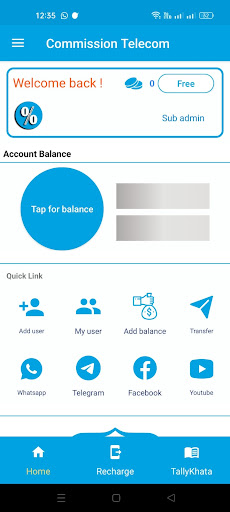 Android application CommissionTelecom screenshort