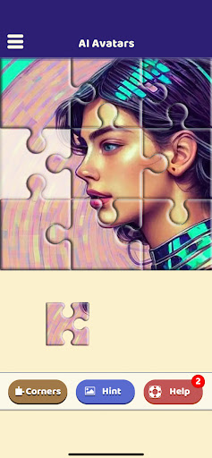 Android application AI Avatars Puzzle screenshort