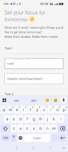 Better Self  Goal Planner