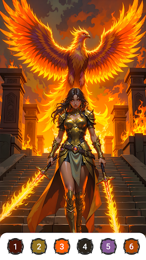 Epic Fantasy Color by Numbers screenshot 15