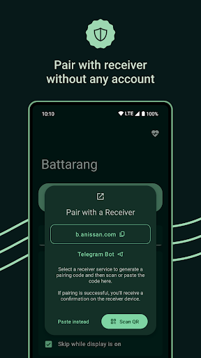 Battarang Notifier Screen 3