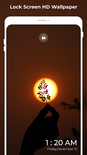 Android application Lock Screen Wallpaper Hub: 4K screenshort