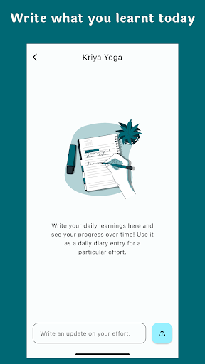 Android application Total Effort Tracker, Diary screenshort