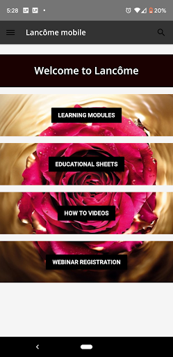 My LOréal Academy Screen 3