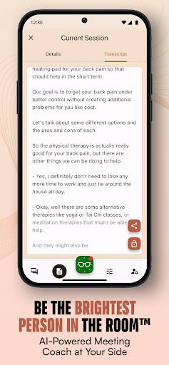 Screenshot of Hedy AI Meeting Coach