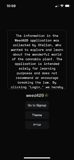 Android application weed420 screenshort