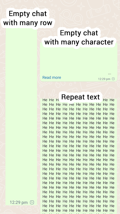 Blank empty text chat message - 1.7 - (Android)