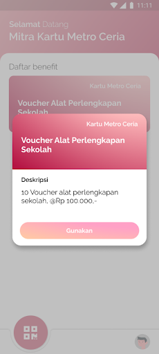 Kartu Metro Ceria Screen 3
