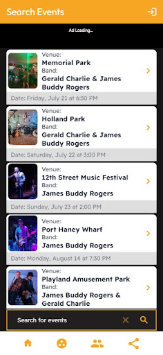 Live Music Finder screenshot