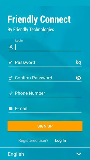 Android application Friendly Connect screenshort