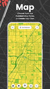 Cartogram - Live Map Wallpaper -kuvakaappaus