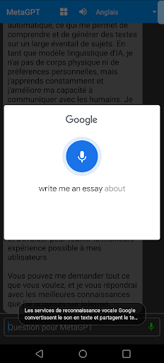 MetaDB AI ChatBot GPT Pro Screen 3