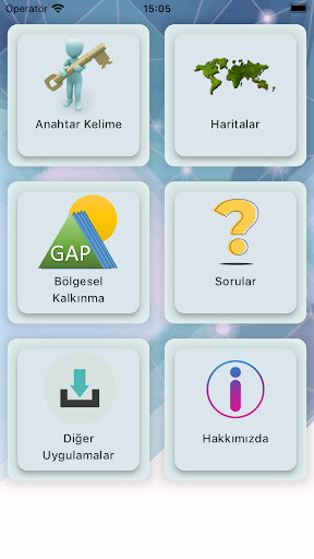 Android application Coğrafya Bilgi Kartları screenshort