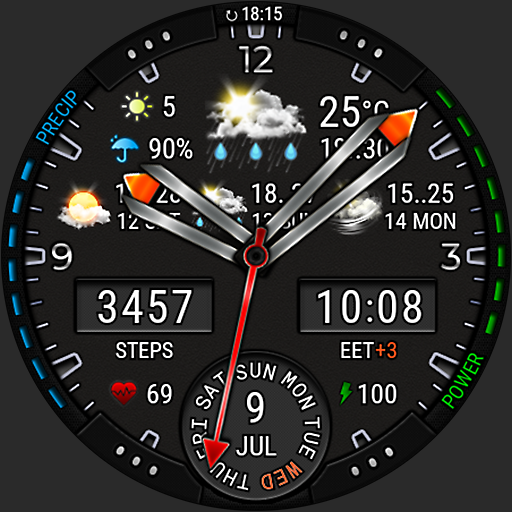 Weather watch face W3.5 Download on Windows