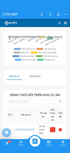 Android application CTIN ERP screenshort