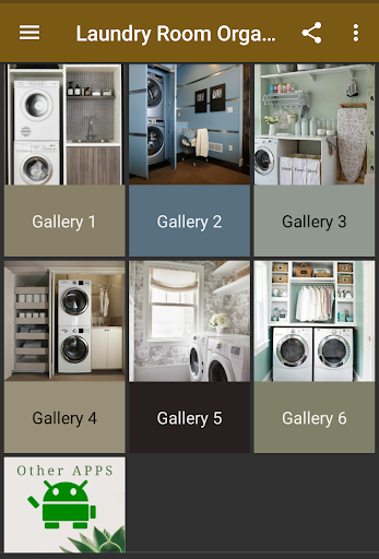 Android application Laundry Room Organization screenshort