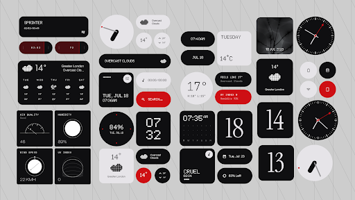 Screenshot of Nothing Widgets For KWGT