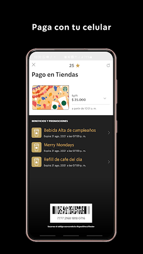 Starbucks Chile Screen 2