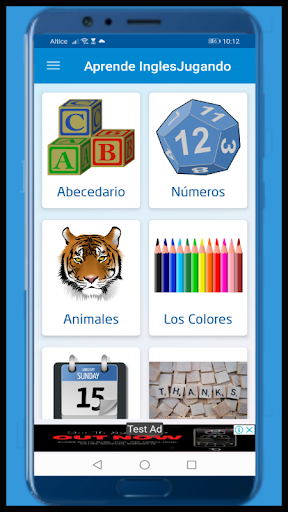 Android application Aprende Ingles Jugando--Practi screenshort