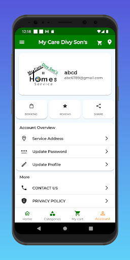 Android application My Care Divy Son's screenshort