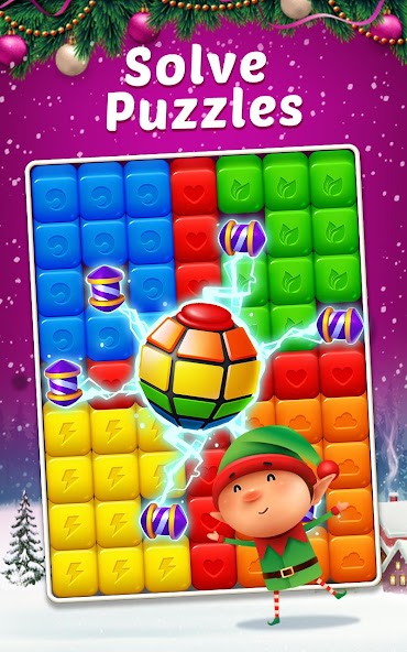 Toy Cubes Pop - Match 3 Game banner