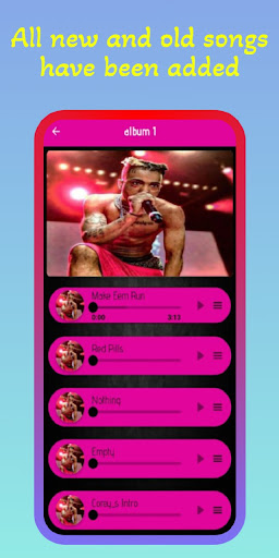 Android application XXXTENTACION All Songs 2022 screenshort
