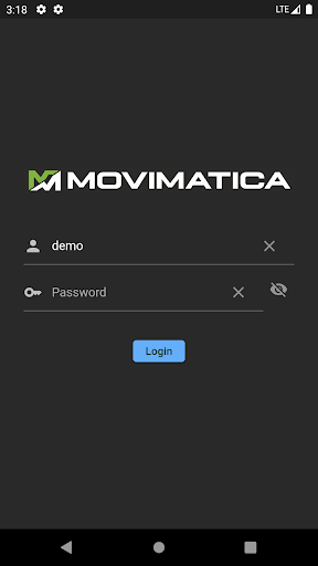 Android application Movimatica screenshort