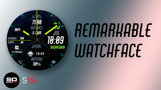 S154 Hybrid Watchface Screen 3