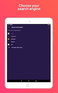 Firefox Focus tarayıcısı Screenshot