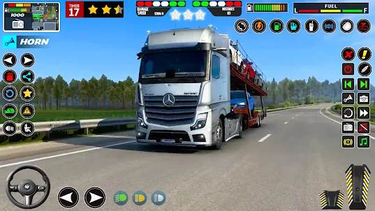 شاحنة نقل شاحنة اليورو 3D