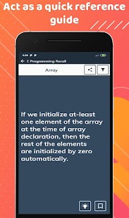 C Programming Recall Screenshot