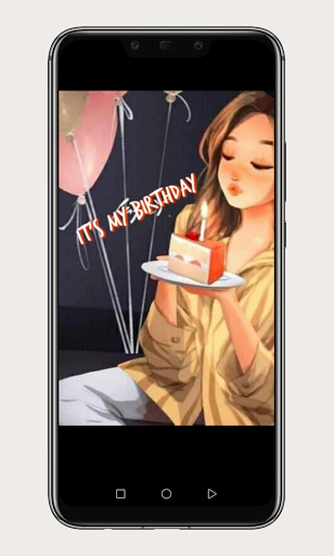 Android application عيد ميلادي انا screenshort