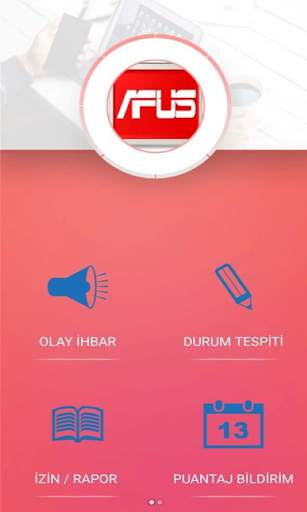 AFUS GÜVENLİK YÖNETİM SİSTEMİ Screen 2