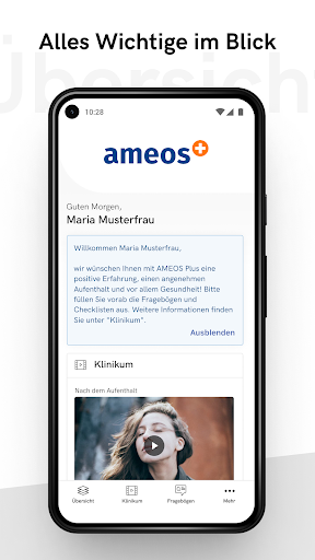 AMEOS Plus – Patientenportal Screen 3