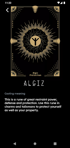 Runic divination - Read runes Screen 2