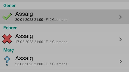 Android application Gusmania screenshort