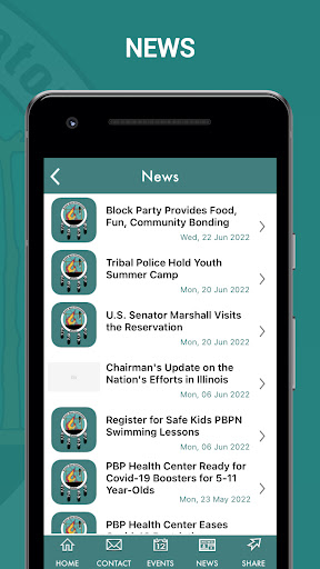 Prairie Band Potawatomi Nation Screen 3
