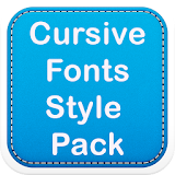 Cursive Fonts Style Pack icon