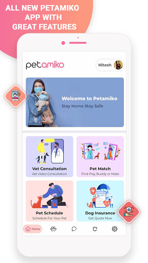 App Petamiko – Vet Consultation Dog Insurance Shopping