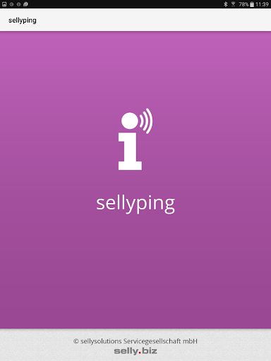 Android application sellyping screenshort